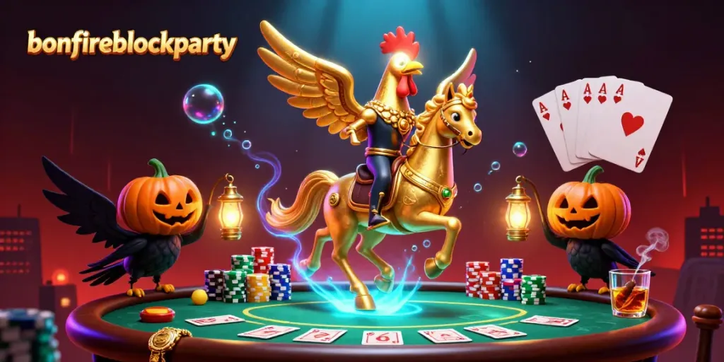 Experience the excitement of bonfireblockparty with vibrant casino action and stunning 3D characters.